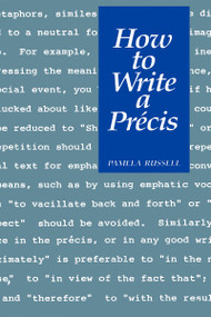 How to Write a Précis by Pamela Russell, 9780776601434