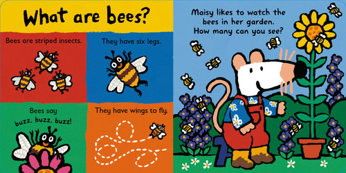Maisy Loves Bees (A Maisy's Planet Book (Educational Board Book on Bumble Bee Pollination for Toddlers and Kids Ages 1-3)) by Lucy Cousins, Lucy Cousins, 9781536228588