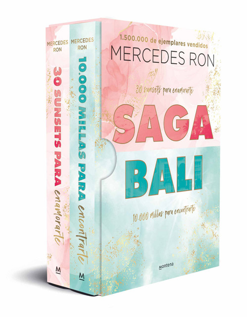 Estuche Saga Bali: 30 Sunsets para enamorarte & 10.000 millas para encontrarte /  Bali Saga Boxed Set: 30 Sunsets to Fall in Love &.. (Spanish Edition) by Mercedes Ron, 9788419848215