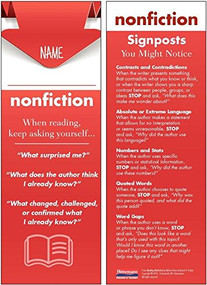 Reading Nonfiction Student Bookmarks (30-Pack) by Robert E Probst, Kylene Beers, 9780325080215