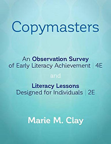 Copymasters for An Observation Survey of Early Literacy Achievement, FourthEdition, and Literacy Le by Marie Clay, 9780325118789