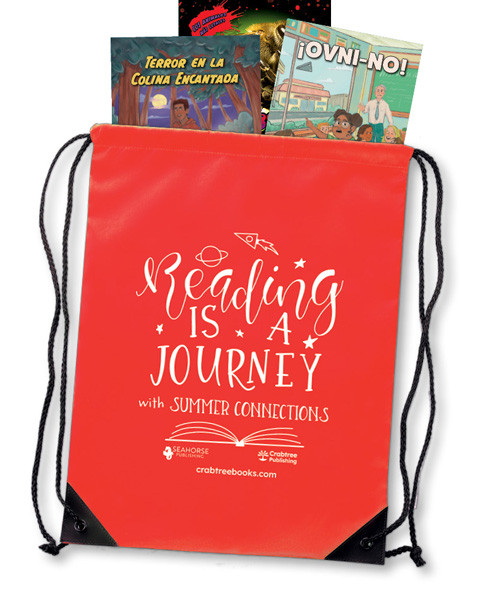 Eighth Grade Gold Spanish Summer Connections Backpack by Crabtree, Seahorse Publishing, 9781039853676