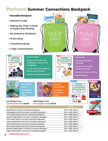 PreK Gold Spanish Summer Connections Backpack by Crabtree, Seahorse Publishing, 9781039853584
