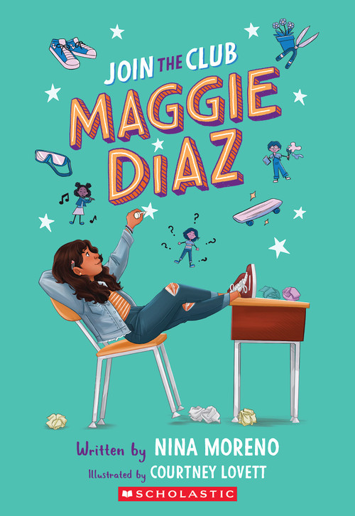 Join the Club, Maggie Diaz - 9781338740622 by Nina Moreno, Courtney Lovett, 9781338740622