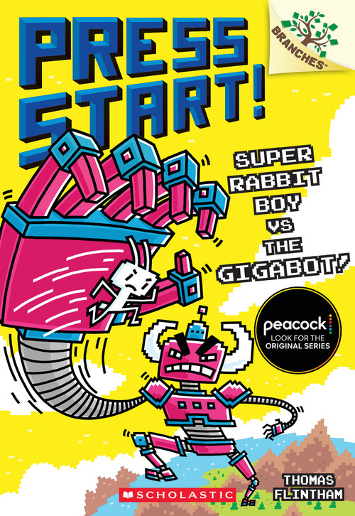 Super Rabbit Boy vs. the Gigabot!: A Branches Book (Press Start! #16) by Thomas Flintham, Thomas Flintham, 9781546110439