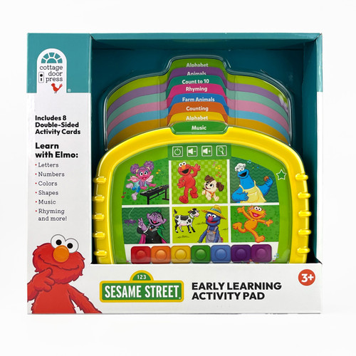 Sesame Street Early Learning Activity Pad by Sesame Street, Cottage Door Press, 9798890190819