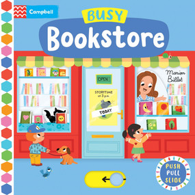 Busy Bookstore (Push, Pull, Slide) by Marion Billet, Marion Billet, 9781035049912