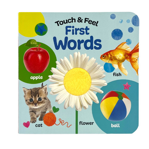Touch & Feel First Words - 9798890191366 by Fhiona Galloway, Rose Nestling, Cottage Door Press, 9798890191366