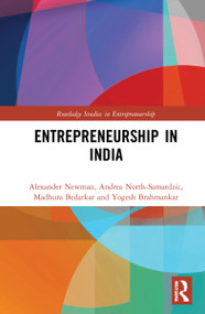 Entrepreneurship in India by Alexander Newman, Andrea North-Samardzic, Madhura Bedarkar, Yogesh Brahmankar, 9780367497705