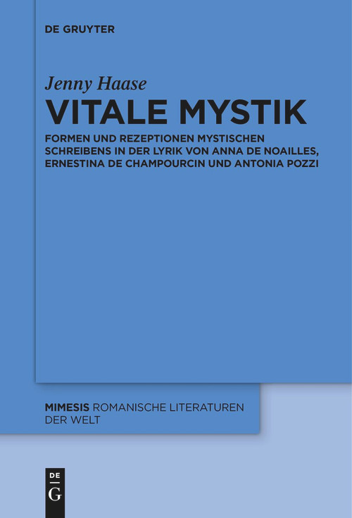 Vitale Mystik (German Edition) by Jenny Haase, 9783111529240