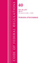 Code of Federal Regulations, Title 40 Protection of the Environment 96-99, Revised as of July 1, 2020 (Part 2) by Office Of The Federal Register (U.S.), 9781636710457