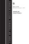 Code of Federal Regulations, Title 09 Animals and Animal Products 1-199, Revised as of January 1, 2023 PT1 by Office Of The Federal Register (U.S.), 9781636714646