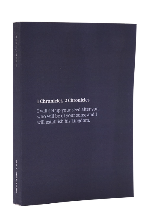 NKJV Bible Journal - 1-2 Chronicles, Paperback, (Holy Bible, New King James Version) by Thomas Nelson, 9780785235897