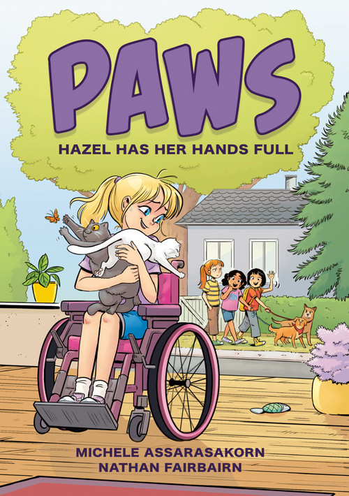 PAWS: Hazel Has Her Hands Full (A Graphic Novel) by Nathan Fairbairn, Michele Assarasakorn, 9780593695807