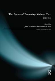 The Poems of Browning: Volume Two (1841-1846) - 9781032836799 by John Woolford, Daniel Karlin, 9781032836799