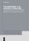 The Gendered ‘I' in Ancient Literature (Modelling Gender in First-Person Discourse) by Lisa Cordes, Therese Fuhrer, 9783111536743