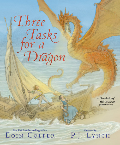Three Tasks for a Dragon - 9781536239829 by Eoin Colfer, P.J. Lynch, 9781536239829