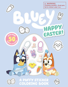 Bluey: Happy Easter! A Puffy Sticker Coloring Book (With Over 50 Puffy Stickers) by Penguin Young Readers Licenses, 9780593888940