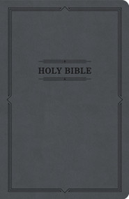 KJV Thinline Bible, Value Edition, Charcoal LeatherTouch by Holman Bible Publishers, 9798384517627