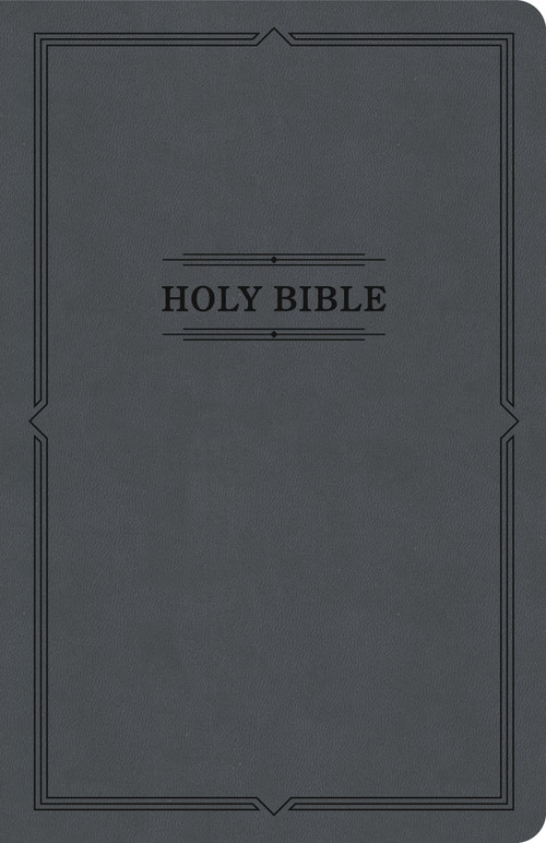 KJV Thinline Bible, Value Edition, Charcoal LeatherTouch by Holman Bible Publishers, 9798384517627