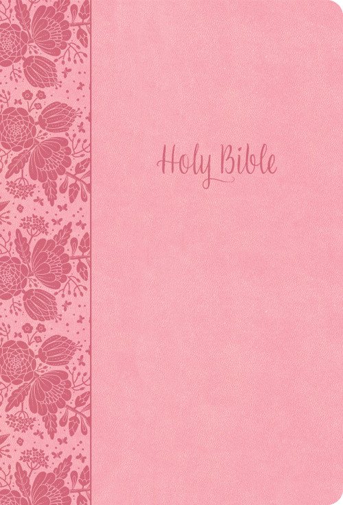 KJV Large Print Thinline Bible, Value Edition, Soft Pink LeatherTouch by Holman Bible Publishers, 9798384517948