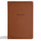 NASB Large Print Thinline Bible, Value Edition, Brown LeatherTouch by Holman Bible Publishers, 9798384517993