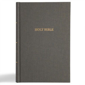 CSB Grace Bible, Charcoal Cloth Over Board (Dyslexia Friendly) by 2K/DENMARK, CSB Bibles by Holman, 9798384518259