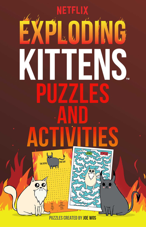 Exploding Kittens Puzzles and Activities by Exploding Kittens, LLC, Joe Wos, 9781524895464