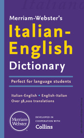 Merriam-Webster's Italian-English Dictionary by Merriam-Webster, 9780877792581