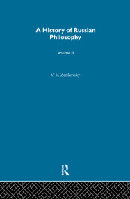 History Russian Philosophy V2 by V.V. Zenkovsky, 9781138971820
