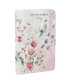 Flowers & Birds Peony A6 Notebook by Lucy Hunter, 9781800653245