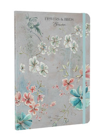 Flowers & Birds Blossom A5 Notebook by Lucy Hunter, 9781800653269