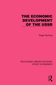 The Economic Development of the USSR by Roger Munting, 9781032485522
