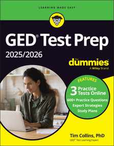 GED Test Prep 2025/2026 For Dummies (Book + 3 Practice Tests Online) by Tim Collins, 9781394287437
