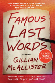 Famous Last Words (A Novel) - 9780063386440 by Gillian McAllister, 9780063386440