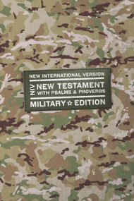 NIV, New Testament with Psalms and Proverbs, Military Edition, Compact, Paperback, Military Camo, Comfort Print by Zondervan, 9780310461272
