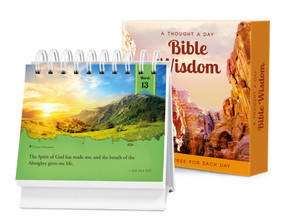 A Thought a Day-Bible Wisdom (A Daily Desktop Quotebook) by Brooke Wexler, 9781632640024