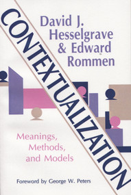 Contextualisation by D J Hesselgrave, E Rommen, 9780851114132
