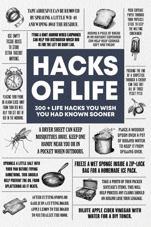Hacks of Life Softcover Book by Willow Creek Press, 9781682349779