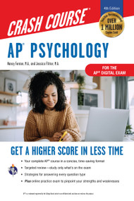 AP Psychology Crash Course, Book + Online (Get a Higher Score in Less Time) by Nancy Fenton, Jessica Flitter, 9780738612850
