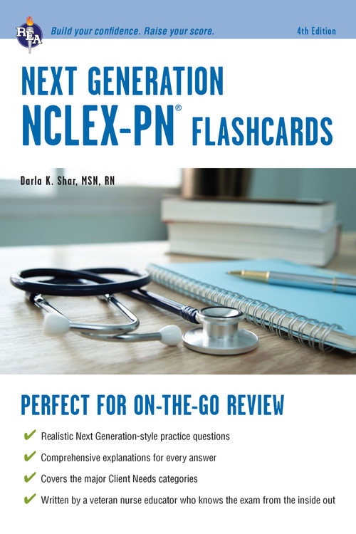 Next Generation NCLEX-PN Flashcard Book, 2025-2026 by Darla K. Shar, Christina Devlin, 9780738612898