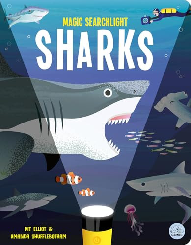 Magic Searchlight - Sharks by Kit Elliot, Amanda Shufflebotham, 9781917082235