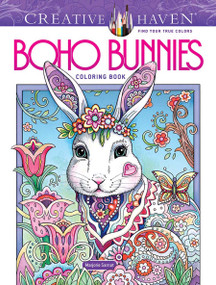 Creative Haven Boho Bunnies Coloring Book by Marjorie Sarnat, 9780486853512