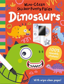 Wipe-Clean Sticker Funny Faces Dinosaurs by Rob Abbott, Gareth Williams, 9781835550373