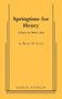 Springtime for Henry by Benn Levy, 9780573615740