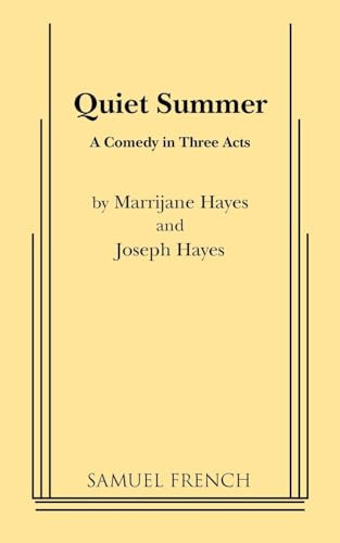 Quiet Summer by Marrijane Hayes, Joseph Hayes, 9780573614545