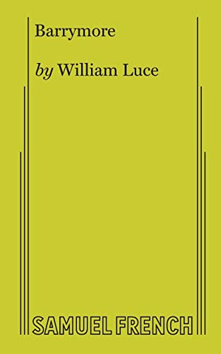 Barrymore by William Luce, 9780573642401