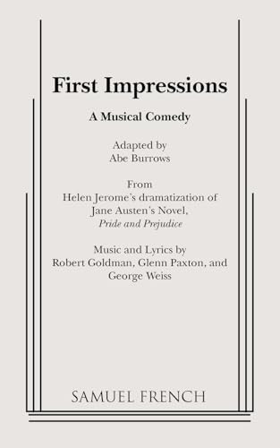 First Impressions - 9780573662522 by Abe Burrows, 9780573662522