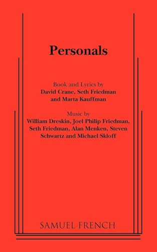 Personals by David Crane, Seth Friedman, Marta Kauffman, 9780573681240