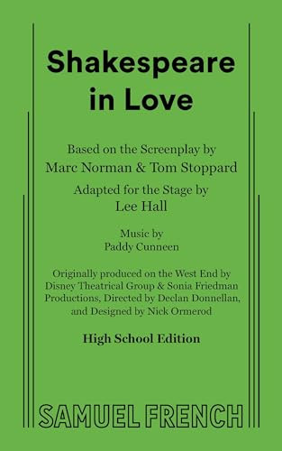 Shakespeare in Love (High School Edition) by Tom Stoppard, Lee Hall, Marc Norman, 9780573707940